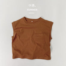 Load image into Gallery viewer, 1226SE- Korean style casual children's loose sleeveless outer wear vest