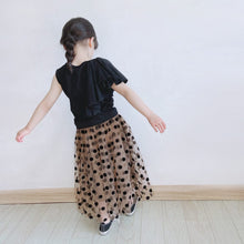 Load image into Gallery viewer, 191PCW-Spring and Summer Japanese Lace Short Sleeve Parent-child Top