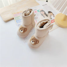 將圖片載入圖庫檢視器 35060AC-卡通加厚保暖兒童魔鬼氈雪靴