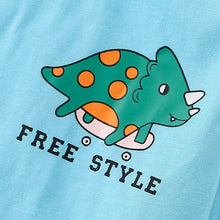 Load image into Gallery viewer, 8571SE-malwee autumn casual round neck triceratops long-sleeved top