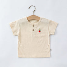 Load image into Gallery viewer, D24332SE-Summer fruit embroidered short-sleeved top