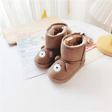 將圖片載入圖庫檢視器 35060AC-卡通加厚保暖兒童魔鬼氈雪靴