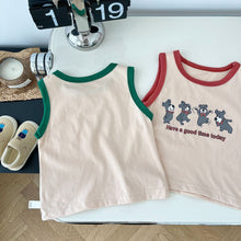 Load image into Gallery viewer, AT027TG-Korean style simple children's vest shorts two-piece suit