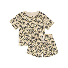 Load image into Gallery viewer, D24340TG-Summer cotton dinosaur animal short-sleeved top + shorts two-piece set