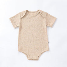 Load image into Gallery viewer, D24326LS-Spring and Summer Nordic Style Oatmeal Short-sleeved Triangle Belly Protector & Long-sleeved Climbing Suit & Hat (Three styles ordered separately)