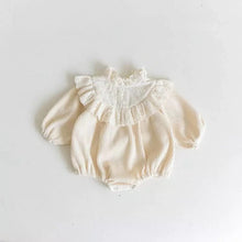 Load image into Gallery viewer, <Taiwan Pavilion> 081512LS-Korean waffle baby long-sleeved crawling clothes