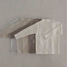 Load image into Gallery viewer, Y7312SE-Autumn baby solid color stand collar cotton long sleeve top