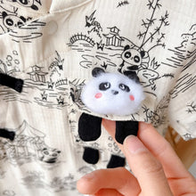 Load image into Gallery viewer, 2402300LS- Summer Panda Chinese Style Open-front Short Climbing Suit