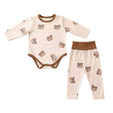 Load image into Gallery viewer, D23278TG-Men's and women's autumn and winter base warm underwear set