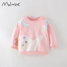 Load image into Gallery viewer, <Taiwan Pavilion> 8621SE-malwee autumn clothing European and American children's casual dinosaur long-sleeved top