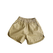 Load image into Gallery viewer, 23059PA-Korean retro forest style children's cotton shorts
