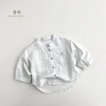 Load image into Gallery viewer, 23066SE-Summer ramie cotton light breathable sunscreen shirt