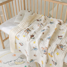 Load image into Gallery viewer, 2076AC-Cartoon Printed Baby Gauze Newborn Soft Absorbent Blanket Bath Towel