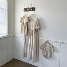 Load image into Gallery viewer, Y9326LS-Summer Woven Cotton Puff Sleeve Exquisite Embroidery Bodysuit