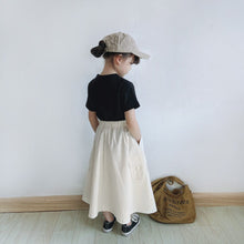 Load image into Gallery viewer, 201PCW-Spring and summer Japanese and Korean parent-child leisure workwear style long skirt
