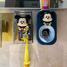 Load image into Gallery viewer, 51701AC-No-punch creative toothpaste squeezing tool cute toothbrush cup toothpaste washing set