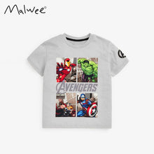 Load image into Gallery viewer, 8170SE-malwee summer print handsome children's round neck top