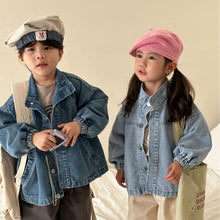 Load image into Gallery viewer, C83002SE-Korean Spring and Autumn Children's Loose Denim Jacket