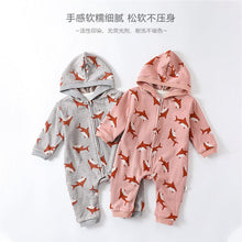 Load image into Gallery viewer, D23351LS-Winter baby plus velvet and thickened knitted outdoor climbing clothes