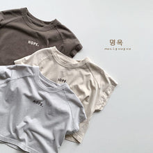 Load image into Gallery viewer, 88075SE-Summer Korean HOPE short-sleeved T-shirt simple and versatile top