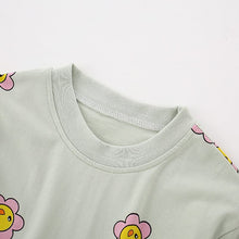 Load image into Gallery viewer, 8930DS-Autumn malwee European and American children's casual sunflower long-sleeved dress