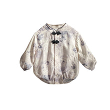 Load image into Gallery viewer, 2401416LS-Spring Chinese style ink-printed long-sleeved bodysuit
