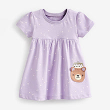 Load image into Gallery viewer, S1665DS-Little maven cute animal girl children's dress
