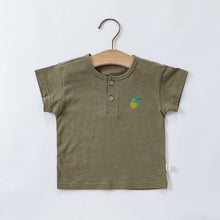 Load image into Gallery viewer, D24332SE-Summer fruit embroidered short-sleeved top