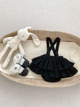 Load image into Gallery viewer, H10088LS-Spring Korean solid color large lapel shirt & suspender pants & beret