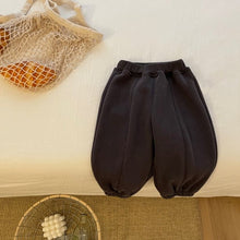 Load image into Gallery viewer, D23304PA-baby autumn and winter plus velvet sports warm pants
