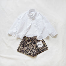 將圖片載入圖庫檢視器 264PA-春夏女童豹紋短褲裙