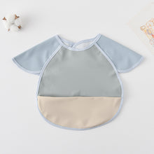 Load image into Gallery viewer, 111902AC-Danish children's flying sleeve wings PU waterproof and anti-dirty bib