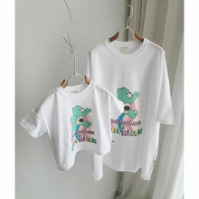 Load image into Gallery viewer, 24071PCW-Summer Korean ICE CREAM Bear Cotton Parent-child Top