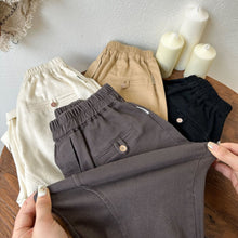 Load image into Gallery viewer, <Taiwan Pavilion>TC1416PA-Autumn boys and girls solid color versatile elastic carrot pants