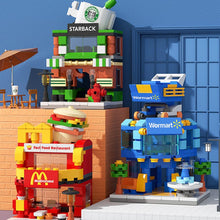 Load image into Gallery viewer, 8537AC-Mini Street View City Commercial Street Building Model Building Block Toy