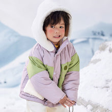 Load image into Gallery viewer, JB3116SE-Winter warm thickened English word padded hooded jacket