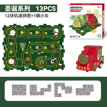 Load image into Gallery viewer, 121AC-Children's educational electric puzzle track car DIY city map scene building boy toys wholesale