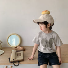 Load image into Gallery viewer, 21381SE-Korean summer cartoon print children's short-sleeved T-shirt