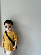 Load image into Gallery viewer, 23T10SE- Korean style cool and refreshing twisted hollow cotton sweater