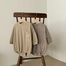 Load image into Gallery viewer, Y93104LS-Spring Colored Velvet Pocket Sweater
