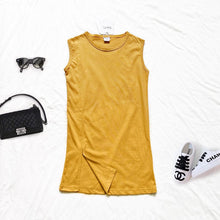 Load image into Gallery viewer, 22007PCW-Japanese style short-sleeved open X-shaped versatile knitted long skirt parent-child outfit