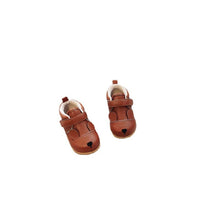 Load image into Gallery viewer, 122703AC-Xiongxiong full help Velcro soft sole toddler leather shoes