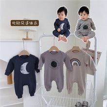 Load image into Gallery viewer, D23288LS-Nordic style pure cotton warm baby jumpsuit