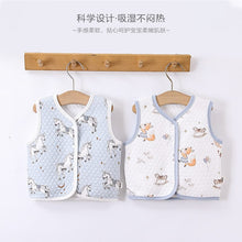 Load image into Gallery viewer, D23313SE-Padded warm baby vest for boys and girls