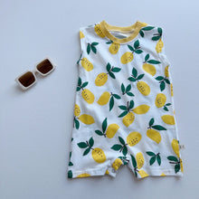 Load image into Gallery viewer, 6205LS-Korean style baby summer sleeveless printed crawling clothes