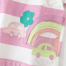 Load image into Gallery viewer, 92115SE-Summer striped short-sleeved round-neck casual T