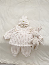 Load image into Gallery viewer, H10052TG-Long-sleeved lace Arctic velvet babydoll shirt and trousers two-piece set