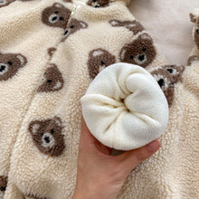 Load image into Gallery viewer, S23231SE-Winter Korean style plush bear hooded climbing clothes & jacket
