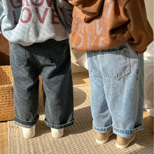 Load image into Gallery viewer, C85093PA- Spring children's casual denim wide-leg pants