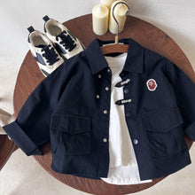 Load image into Gallery viewer, TC1301SE-Autumn Japanese style all-match jacket and shirt for boys and girls